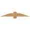 Ekena Millwork Eugene Smooth Timber Gable Bracket, Western Red Cedar, 48"W x 8"H x 1 1/2"D x 5 1/2"F, 4/12 Pitch GBW048X08X0206EUG00SWR - alternate 1